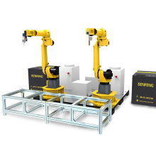 Simple and convenient maintenance of intelligent robot cutting and welding workstation
